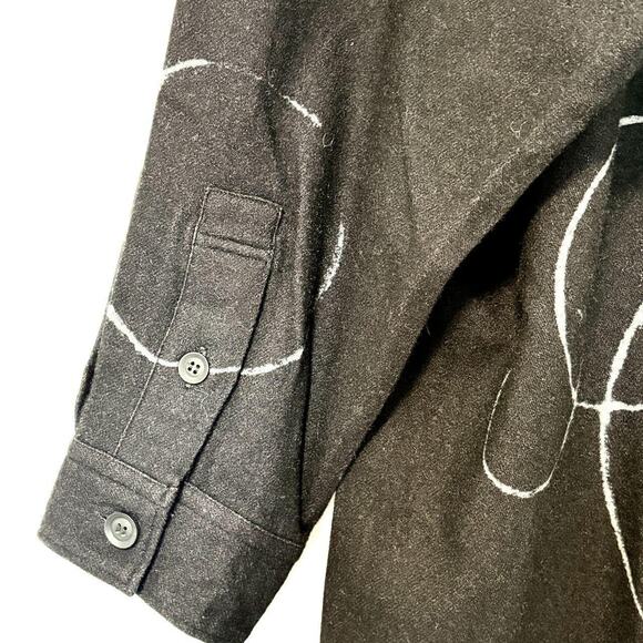 Yohji Yamamoto Pour Homme AW19 Long Serpent Shirt 3/L - Picture 3 of 8